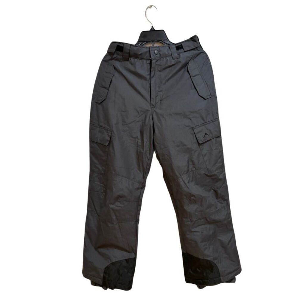 Vertical9 Black Snow Ski Pants Size XL 14/16 Cargo Pockets